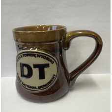 Devils Tower Oval Coffee Mug